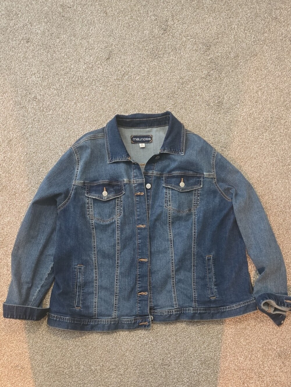 Maurices Women's Medium Blue Denim Jacket